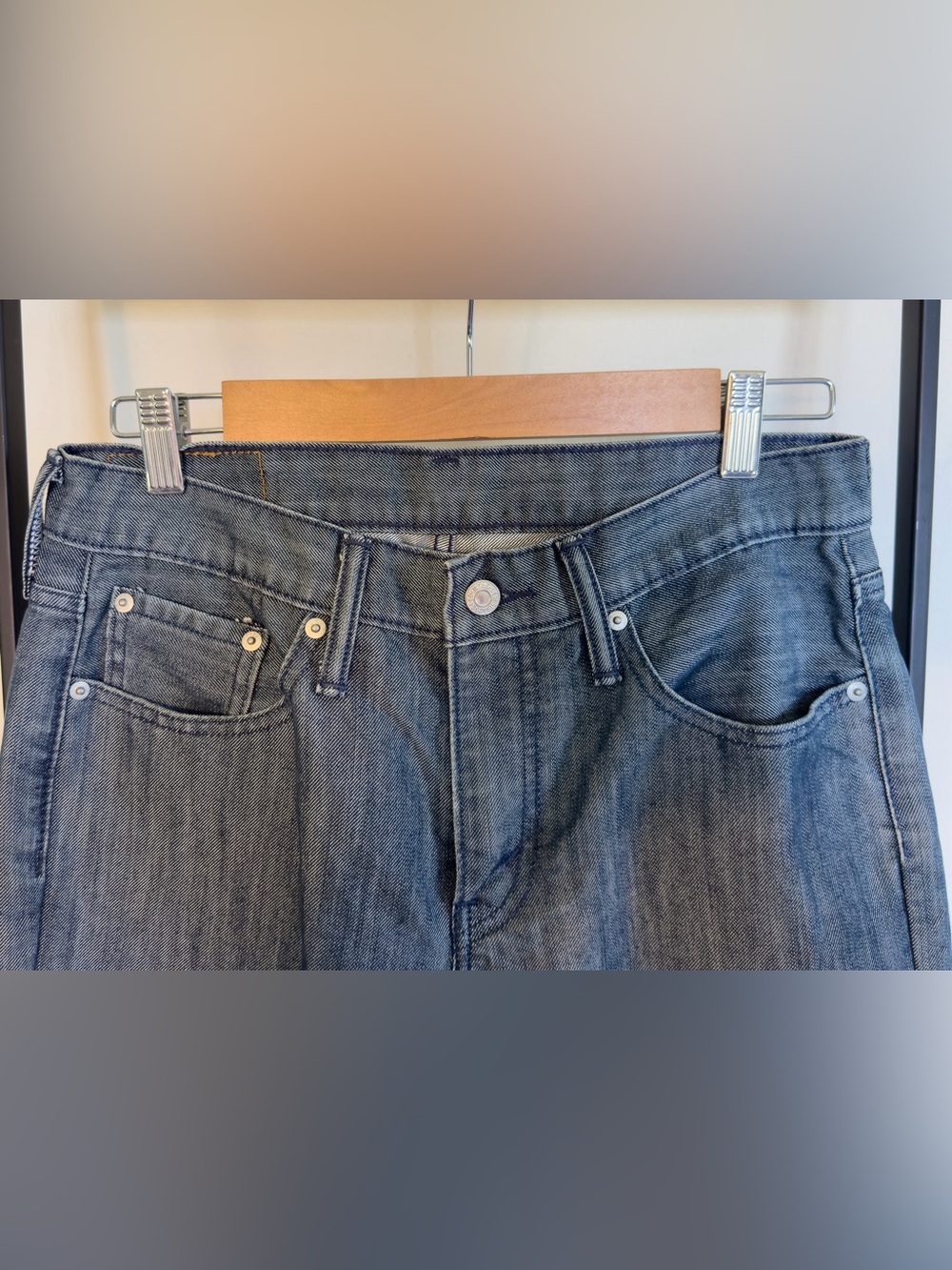 Levi's 514 Men's Straight Jeans - Indigo Blue - Picture 4 of 8